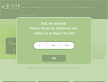 Tablet Screenshot of edenesthetics.com